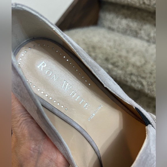 Like new RON WHITE Kianna Weatherproof Cream White Dune color Loafer Women sz 7 - Picture 7 of 14